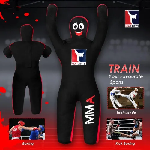 Miniatura 4 de MMA Grappling - Maniquí de boxeo para niños, deportes de combate, jiu, jitsu, judo, karate, taekwondo, compañeros de lucha, maniquíes de boxeo
