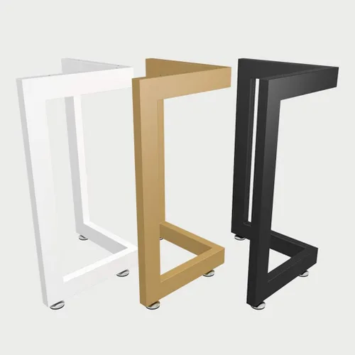 Miniatura 3 de Patas ajustables para muebles de hierro forjado, patas de mesa en forma de V, para escritorio, mesa de reunión, mesa de comedor, mesa de mesa/pie
