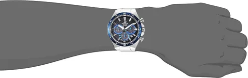 Miniatura 2 de Casio EQS-800CDB-1BVCF Edifice Reloj de cuarzo plateado con pantalla analógica para hombre, PlataNegro, Reloj de cuarzo