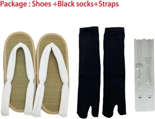 Miniatura 2 de GDAMSTO Zuecos de cosplay de anime con calcetines, zapatos, accesorios de disfraz