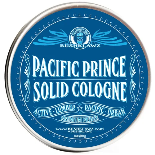 Miniatura 7 de BushKlawz Active Prince Colonia sólida de 1 onza tamaño completo sin alcohol, latas concentradas naturales aptas para viajes, fragancia masculina
