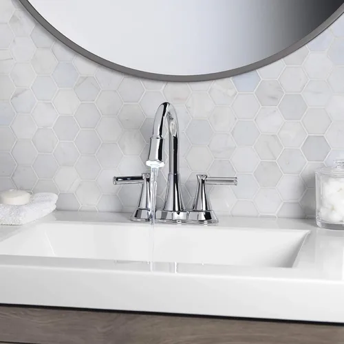 Miniatura 3 de Aqua Vista 22-B42CPL-CH-AV Grifo para lavabo de baño con luz LED cromado pulido