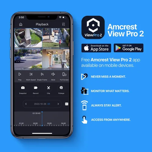 Miniatura 8 de Amcrest UltraHD 5MP Cámara POE exterior 2592 x 1944p Bullet IP cámara de seguridad, IP67 exterior impermeable, ángulo de visión de 103°, lente