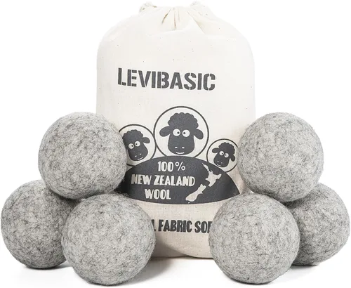 Miniatura 8 de Wool Dryer Balls 6 Pack XL, Genuine New Zealand Wool to Core, 100% Organic Fabric Softener Alternative, Baby Safe Chemical Free, Reduce Wrinkles &