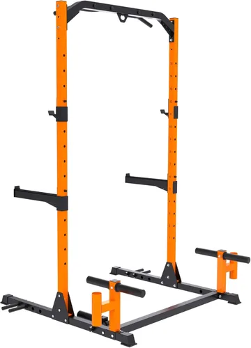Miniatura 6 de leikefitness Equipo de ejercicio multifunción de torre de energía, estación de inmersión para dominadas, altura ajustable para gimnasio en casa
