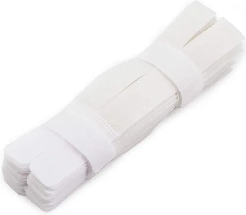 Miniatura 15 de 50 piezas, sujetacables reutilizables, organizador de cables, sostén de cables, 17,8 cm (multicolor2)