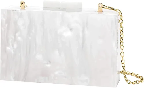 Miniatura 4 de LETODE Bolsos de mano de acrílico, bolso de plexiglás para mujer