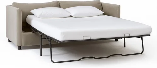 Miniatura 8 de Rajlinen Juego de sábanas para sofá cama tamaño matrimonial de 52 x 72 pulgadas, color gris oscuro, sábanas para sofá, cama, 100% algodón egipcio