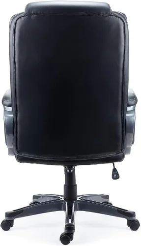 Miniatura 4 de Staples Mcallum Silla ergonómica de oficina ejecutiva y gerente, silla giratoria de escritorio con ruedas, altura ajustable, cuero regenerado