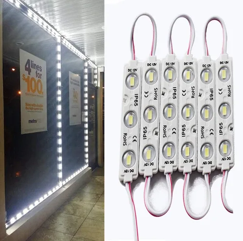 Miniatura 15 de Módulo LED, luces de repuesto para inflables, blancas, 10 piezas, 5 pies, 5730 SMD, 150 lúmenes por módulo LED, luz impermeable IP65 para cartel