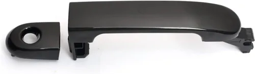 Miniatura 2 de Manija de puerta exterior para Nissan Versa 2007-2012, lado del conductor delantero izquierdo con llavero, reemplaza NI1310130 82363, Negro