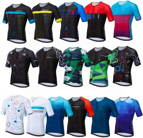 Miniatura 7 de JPOJPO Cycling Jersey Men, Men's Racing Bike Shirt Biking Tops S-XXXL