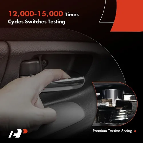 Miniatura 6 de A-Premium Manija de puerta interior delantera o trasera izquierda del conductor compatible con Nissan Altima 2013-2018, Pathfinder, Armada, Maxima