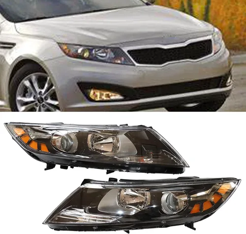 Para 2011 2012 2013Kia Optima Conjunto de faros delanteros halógenos Pasajero y conductor lado faro delantero izquierdo y derecho faro delantero
