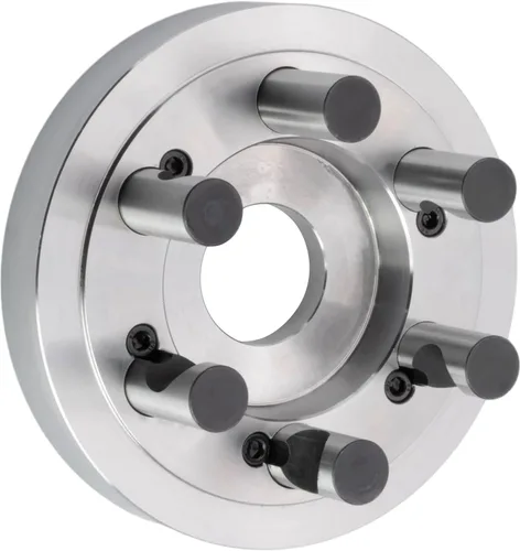 Miniatura 4 de CME Portabrocas de torno independiente de 4 mordazas de 5 pulgadas con placa de respaldo semiacabada Camlock D1-5, máquina para adaptarse a