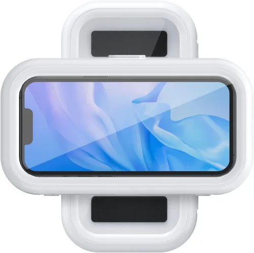 KUNSLUCK Soporte impermeable para teléfono de ducha, rotación de 360°, antivaho de alta sensibilidad, soporte de teléfono para pantalla táctil para