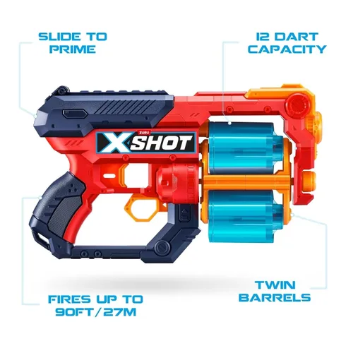 Miniatura 3 de ZURU X-Shot 36436 Excel Xcess Foam Blaster (16 dardos)