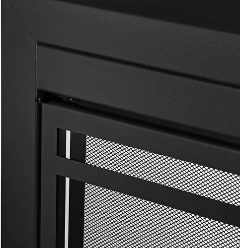 Miniatura 8 de UniFlame - Kendall - Puertas de chimenea estilo gabinete con vidrio templado ahumado