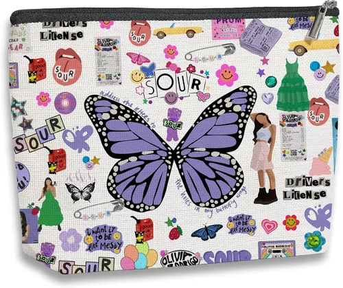 Miniatura 13 de Bolsa de maquillaje para amantes de la música, regalo para mujeres, regalos inspirados en la música, bolsa de maquillaje para amantes
