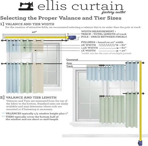 Miniatura 6 de Par de cortinas Brissac con cintas, de Ellis Curtain, 70 x 63", color rojo