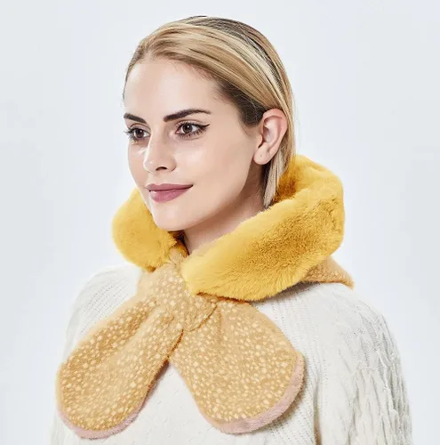 Miniatura 14 de Gorros de invierno para mujer, pasamontañas, bufanda, para clima frío, conjunto para mujer, gorro con capucha