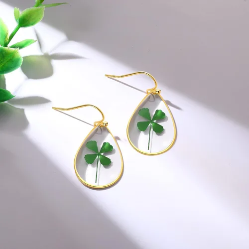 Miniatura 26 de Forget-Me-Not and Queen Anne's Lace Pressed Wildflower Earrings Pressed Flower Earrings Handmade Drop and Dangle Earrings Gift for Woman