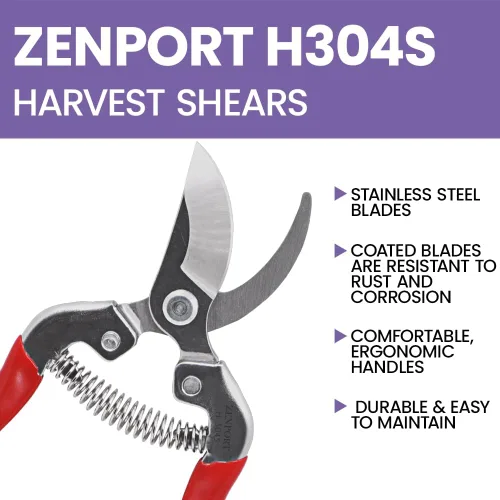 Miniatura 4 de Zenport H304S Bypass Action Harvest y Utility Shear, acero inoxidable