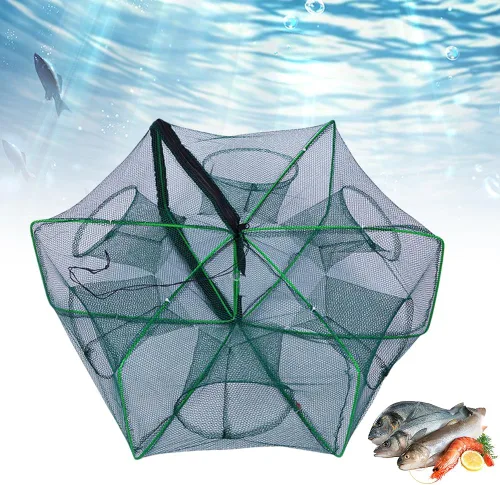 La trampa de pesca plegable mágica, 2025 Premium The Magic Fishing Trap Kits de pesca, red de pesca para pececillos, camarones, cangrejos de