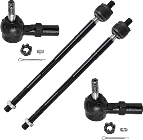 Miniatura 92 de Detroit Axle - 4 barras de acoplamiento delanteras para Kia Forte Koup 14-17, 14-18 Forte Forte5, 4 extremos de barra de acoplamiento exteriores e