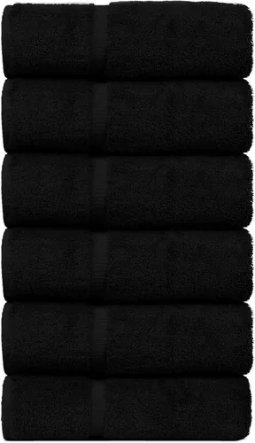 Miniatura 70 de Luxury Hotel & Spa Collection - Toalla ecológica de 100% algodón turco de 27 x 54 pulgadas (27 x 54 onzas), de secado rápido, para baño, borde