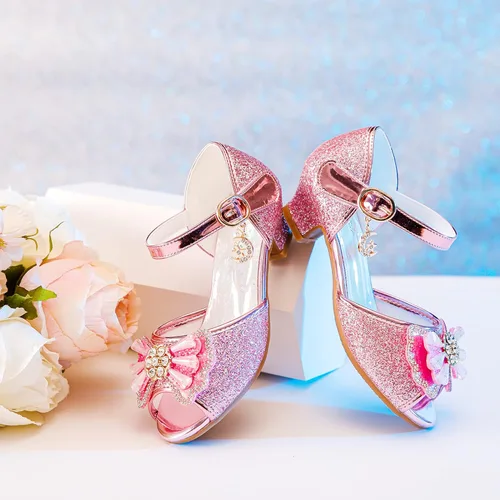 Miniatura 6 de Osinnme - Sandalias de boda para niña pequeña y grande