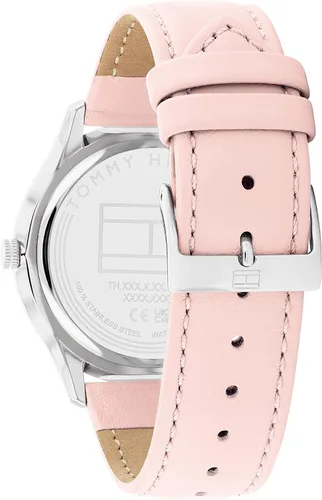 Miniatura 3 de Tommy Hilfiger 1782527 - Caja de acero inoxidable y correa de piel de becerro para mujer Color rosa Rosado