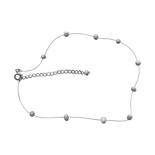 Miniatura 6 de Gargantilla bohemia con hebras de perlas invisibles, cadena satélite de perlas pequeñas, collar de perlas barroco, collar de perlas con cuentas