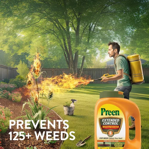 Miniatura 5 de Preen Extended Control Preventor de maleza - 13.75 lb. - Cubre 2,245 pies cuadrados.