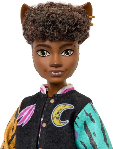Miniatura 3 de Muñeca de Monster High, muñeca Clawdeen Wolf con bulldog gárgola mascota y accesorios temáticos