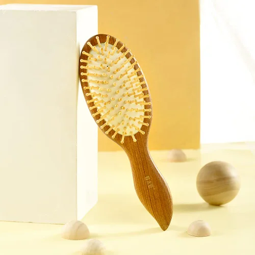 Miniatura 6 de TAN MUJIANG Cepillo de pelo Iroko Wood Scalp Massage YM