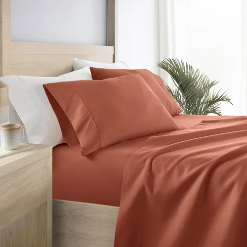 Miniatura 59 de Linen Market Sábanas para cama de tamaño King (azul claro) – Duerme mejor que nunca con estas sábanas King suaves y refrescantes – Bolsillo profundo