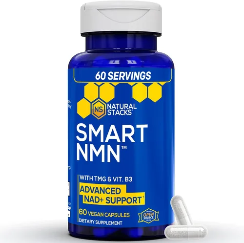 Miniatura 3 de NATURAL STACKS Paquete de suplemento Smart Ginkgo Biloba y Smart NMN - Soporte cerebral extra fuerte y apoyo NAD+* - 120 cápsulas totales
