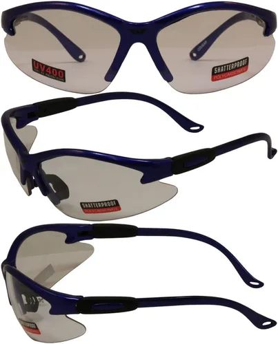 Miniatura 16 de Global Vision Gafas de seguridad Marco azul/ lentes ahumados
