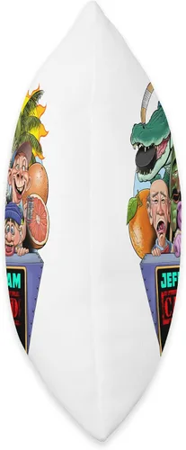 Miniatura 2 de JEFF DUNHAM Estero, FL (2023) - Almohada de 16 x 16 pulgadas, multicolor