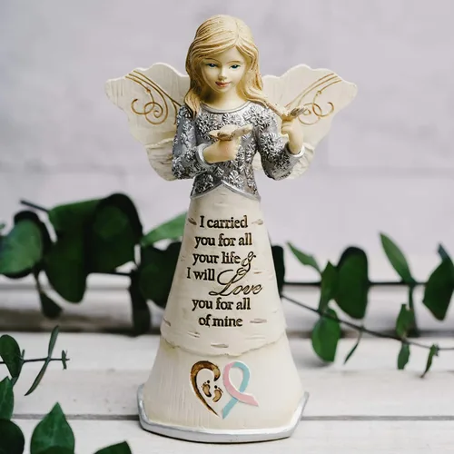 Miniatura 8 de Pabellón - Figura de ángel floral para decoración del hogar, abuela, nana, mimi, abuelita, gigi, regalo de nieta, nieto, nieto, hija, amiga, tía