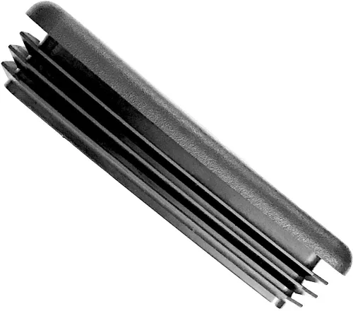 Miniatura 3 de SBDs (paquete de 2) tapones rectangulares de 4 x 2 pulgadas para tubo de acero de 6-12 Ga (L 3.594"-3.782" W 1.594"-1.782" ID) para poste