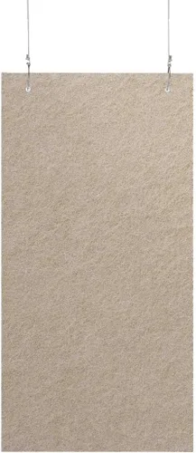 Versare Baffles acústicos colgantes SoundSorb | Material de amortiguación de sonido | Colgado de techo | Diseño moderno | Paneles SoundSorb beige de
