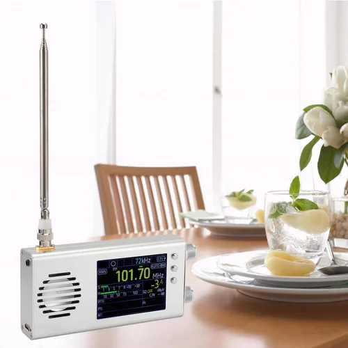 Miniatura 4 de TEF6686 Radio portátil SW, CB, VHF, UHF, WX, AIR, LW, MW, SSB receptor AM, para Dev Beta, pantalla LCD de 3.2 pulgadas, mini radio retro de bolsillo