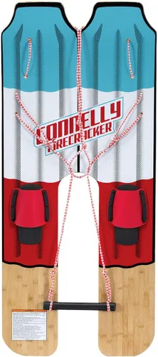 CWB Connelly Firecracker, entrenador de esquí acuático para niños, rojo/blanco/azul, 48 pulgadas/1-4 pies