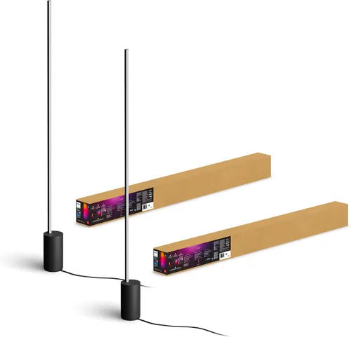 Miniatura 12 de Philips Hue Lámpara de pie Signe Gradient, compatible con Alexa, Apple HomeKit y Google Assistant, color negro