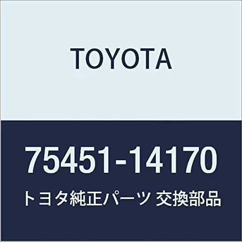 Miniatura 2 de TOYOTA (toyota) Genuine Parts rowa-bakkupaneru Emblem No. 1 Supra Part No 75451 – 14090