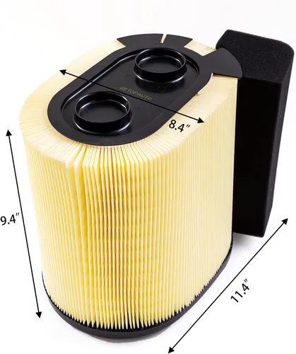 Miniatura 3 de GETOPAUTO FA1927 Filtro de aire de motor, Compatible con 2017 2018 2019 Ford F250 F350 F450 F550 Super Duty con motor diésel V8 de 6.7L Powerstroke