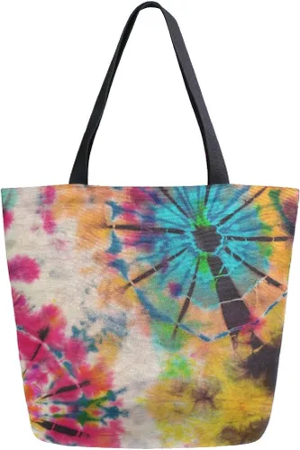 Miniatura 12 de Bolsa de comestibles de lona de cereza japonesa Bolso de libro casual de hombro