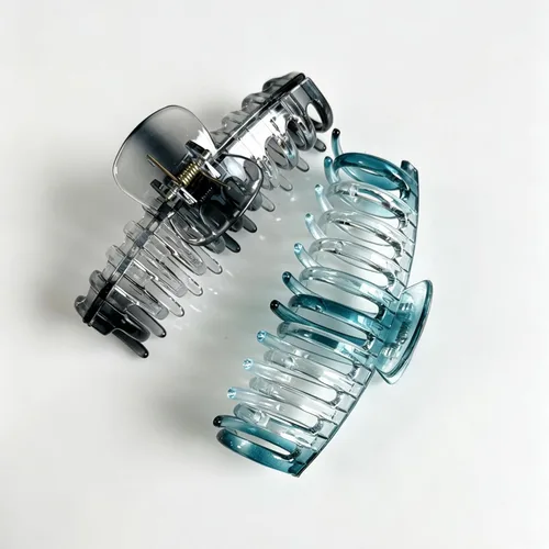 Miniatura 8 de Pinzas para el cabello extra grandes de 5.5 pulgadas para cabello largo y grueso, pinzas para el cabello de mujer, 2 unidades, accesorios